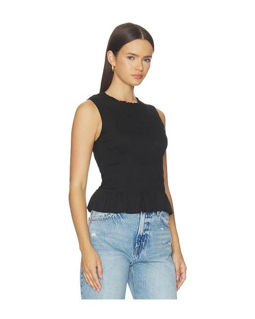 Pistola Black Phoebe Smocked Tank