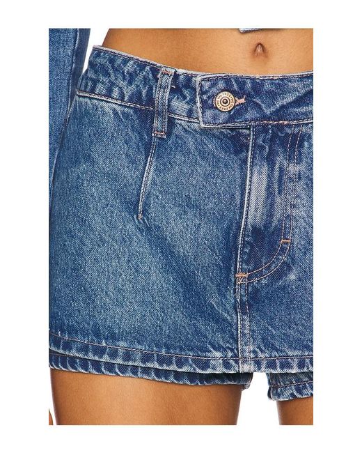 Free People Blue X We The Free Galivanting Skort