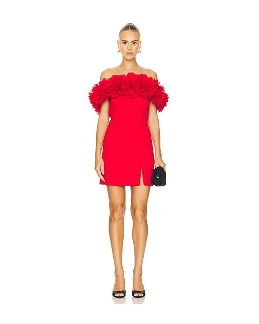 Nadine Merabi Red Minikleid Flower