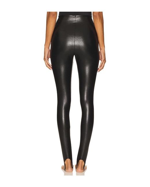 Commando Black Lederleggings