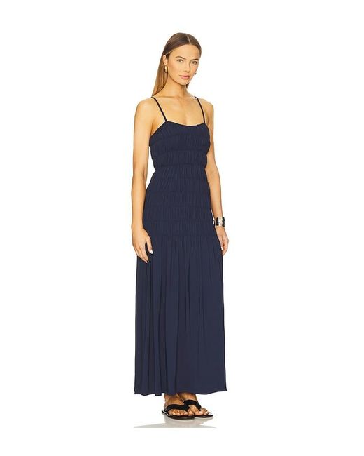 SNDY'S Blue Ingrid Maxi Dress