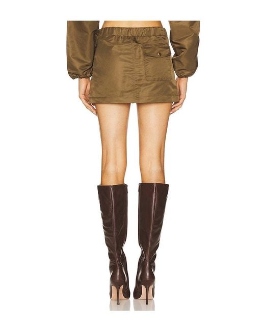 Hudson Black X Brooks Nader Grace Ann Micreaux Mini Skirt
