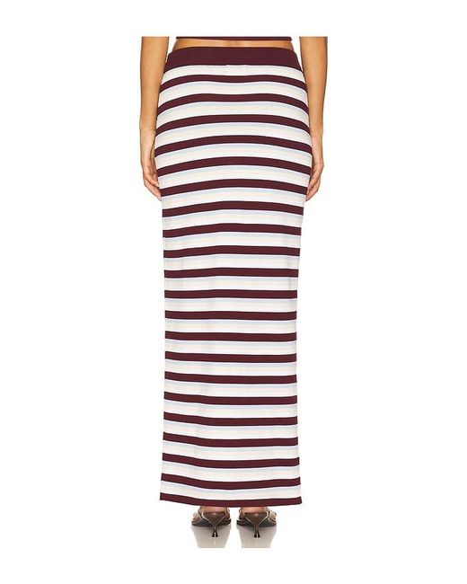 SNDY'S White X Revolve Charleston Maxi Skirt