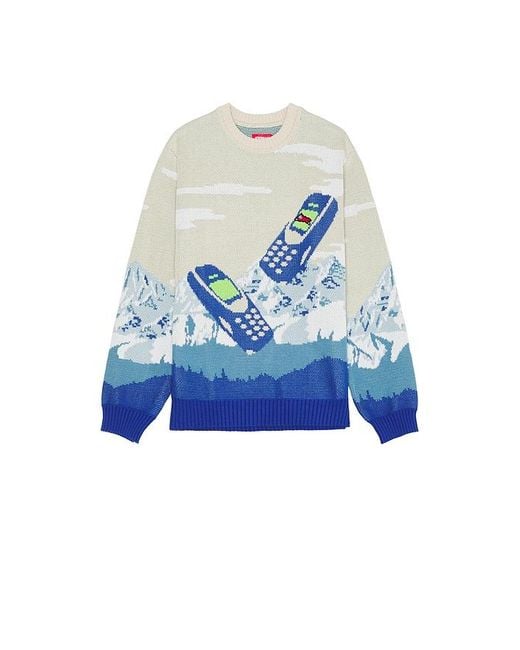 ICECREAM Blue Cell Service Sweater for men