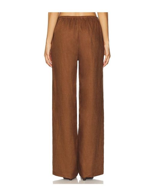 Lovers + Friends Brown Asa Easy Pant