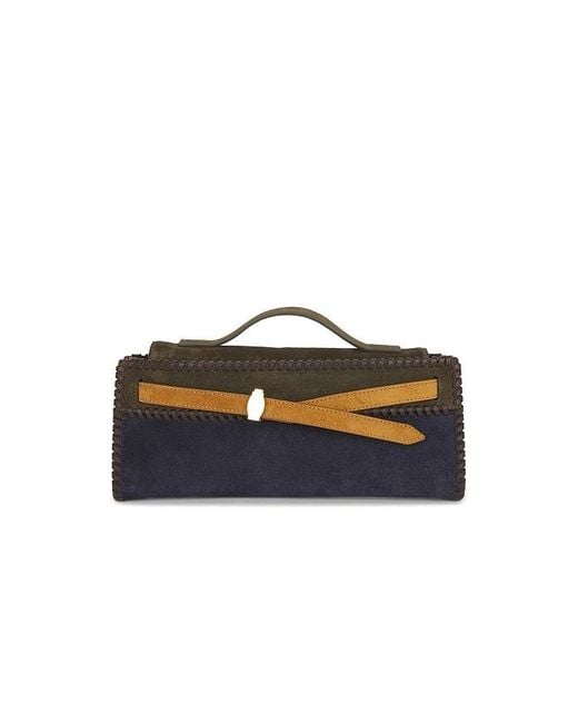 Veronica Beard Black Colorblock Dash Bag