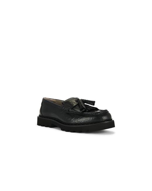 AllSaints Black Skiff Tassel Loafer for men