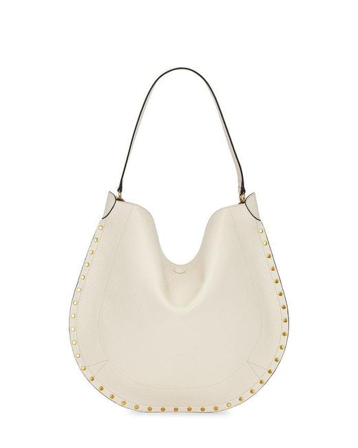 Isabel Marant Natural Oskan Soft Hobo Bag