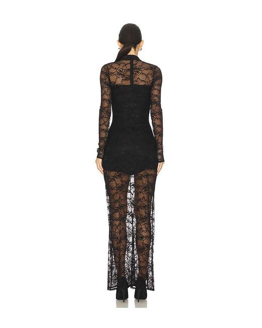 OW Collection Black Addison Maxi Dress