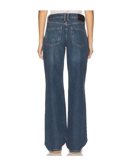 Free People Blue X We The Free Tennessee Low Rise Boyfriend Jeans