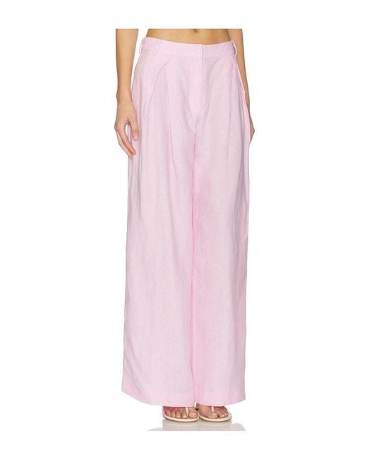 Faithfull The Brand Pink Sofia Trouser