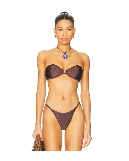 FAE Orange Tallara Bikini Top