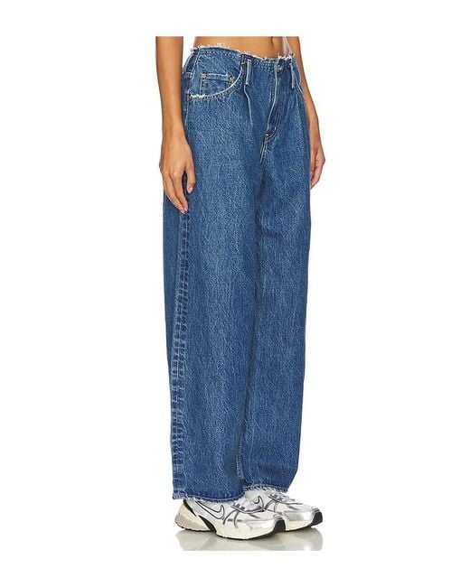 Moussy Blue Macclenny Wide Leg Jeans