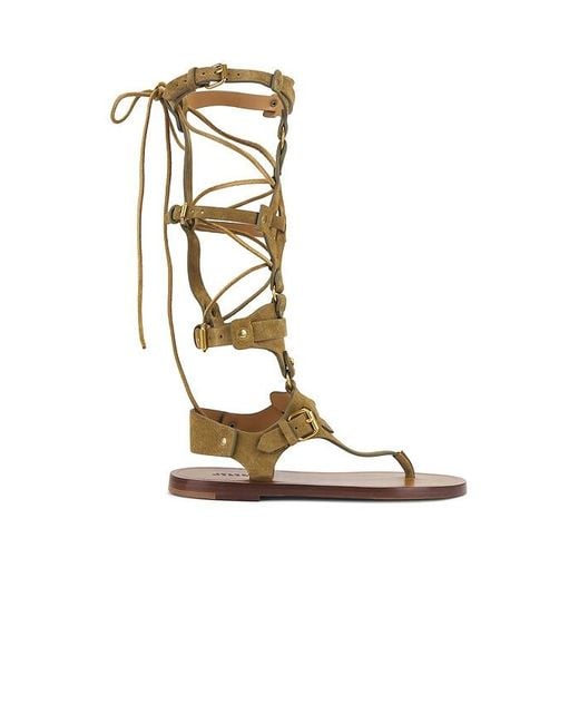 Isabel Marant Metallic Sandale Nensi