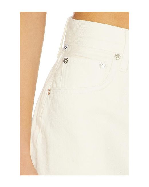 Citizens of Humanity White Marlow Vintage Short