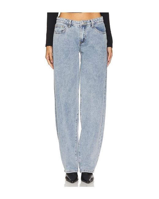 superdown Blue Roxanna Horseshoe Jeans