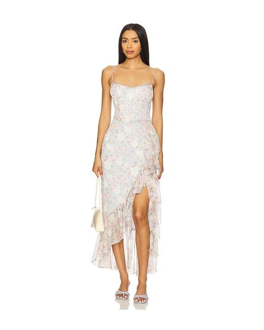 Astr White High-Low-Kleid Dress