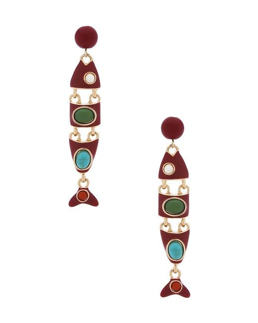 petit moments Red Gwenna Earrings