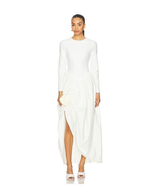 Sleeper White Aurora Maxi Dress