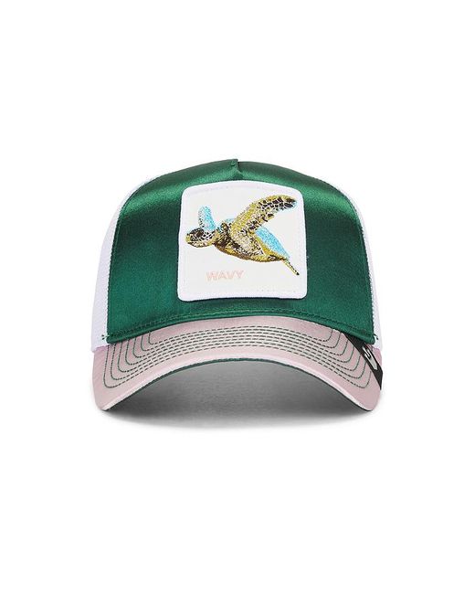 Goorin Bros Green Allablur Trucker Hat for men
