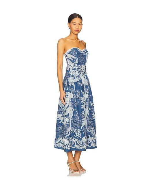 Elliatt Blue Anneliese Midi Dress