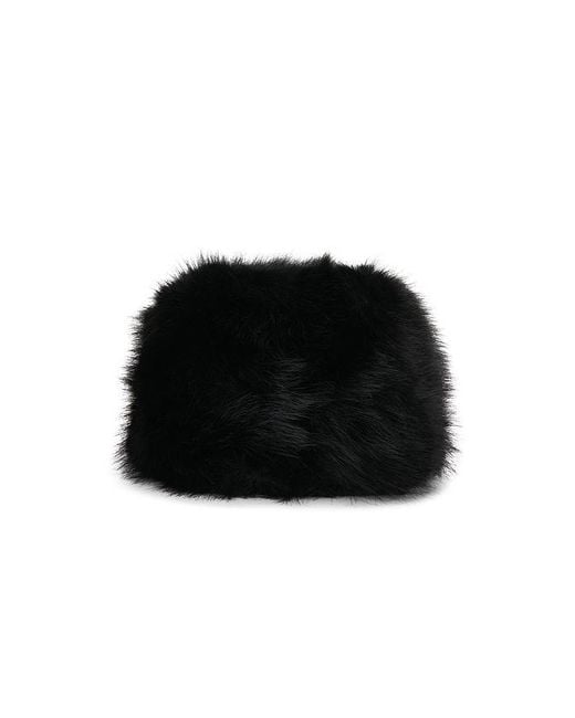 Apparis Black Margot Sable Pillbox Hat