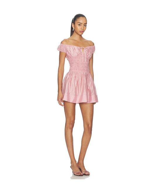 Camila Coelho Pink Anastacia Mini Dress