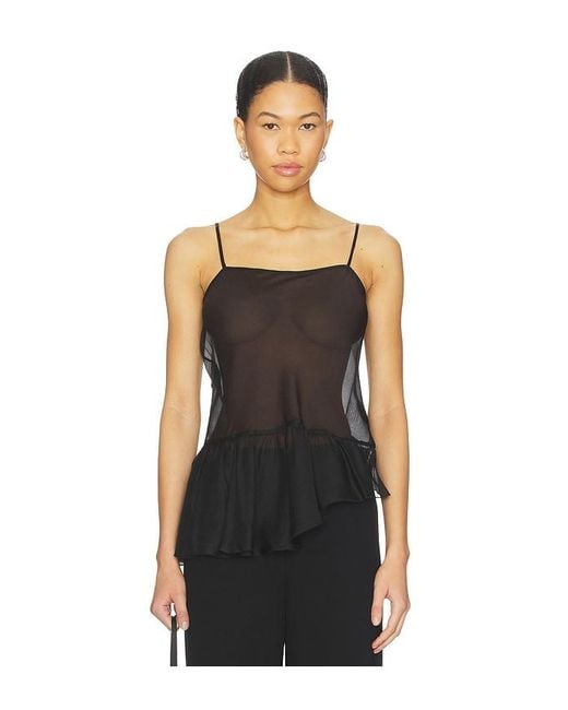 AYA MUSE Black Olyra Top