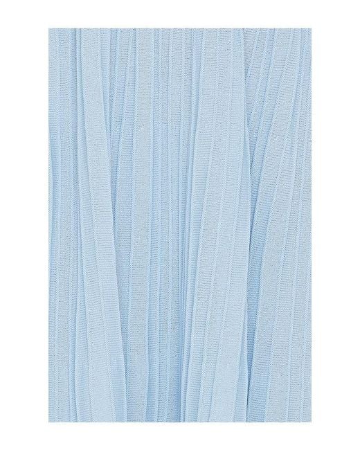 Solid & Striped Blue The Strapless Soglio Dress