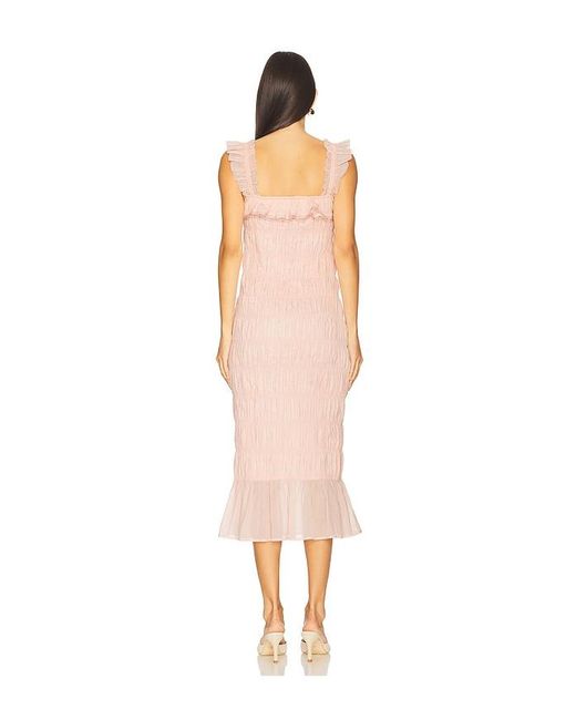 Tularosa White Esmie Midi Dress