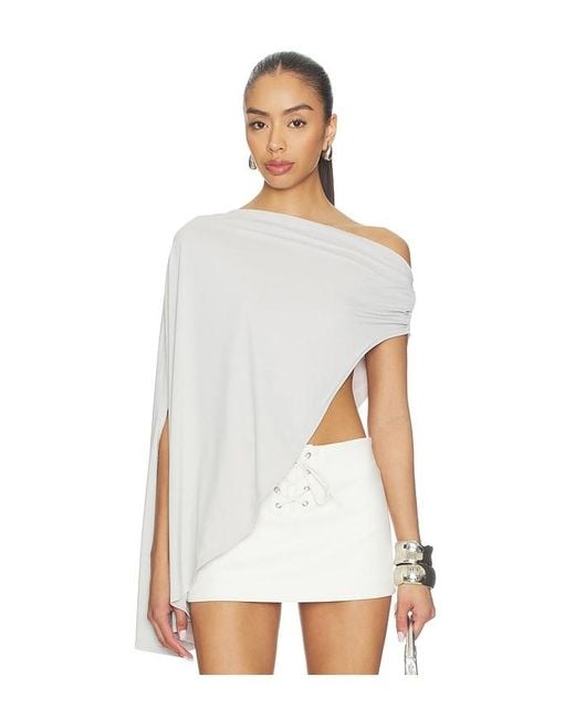 Lioness White Reborn Poncho
