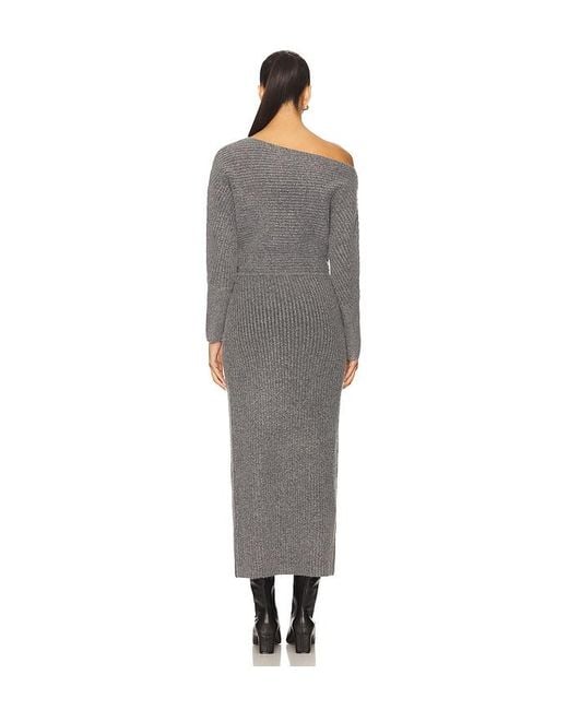 Line & Dot Gray Alta Sweater Dress