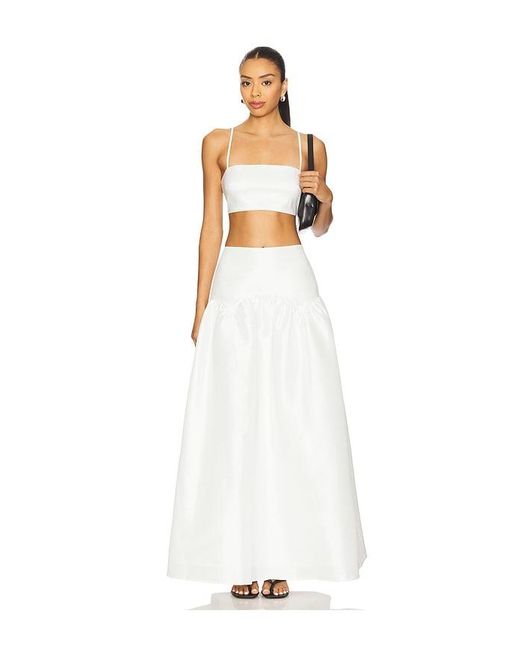 MORE TO COME White Carson Top