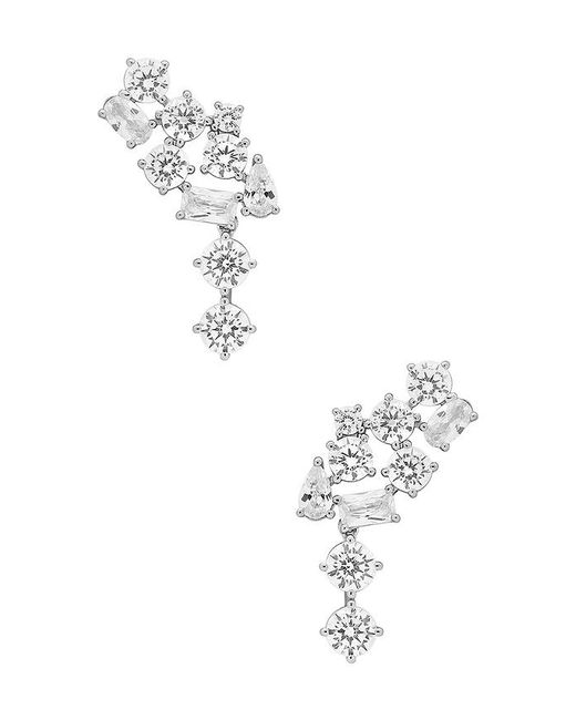 Shashi White Jacklyn Earring