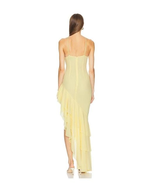 Michael Costello Metallic X Revolve Lorenza Maxi Dress