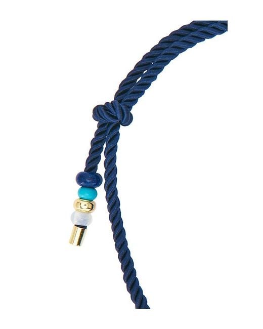 BaubleBar Black Evil Eye Paracord Necklace