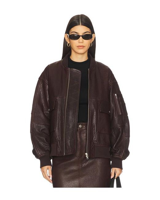 IVY & OAK Brown Lara Bomber