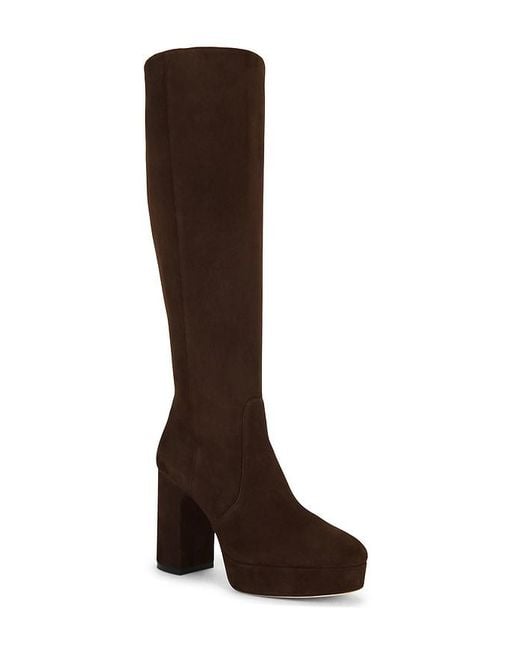 Stuart Weitzman Brown Boot Dayna Platform