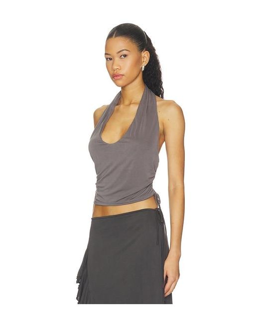 With Jean Black Jolene Top