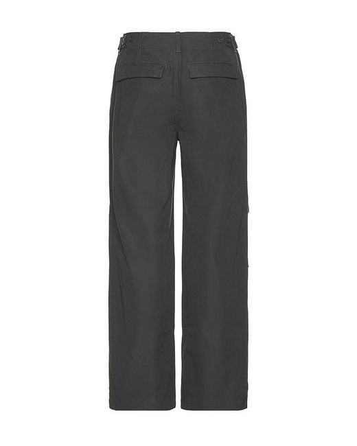 WAO Black The Parachute Pant for men