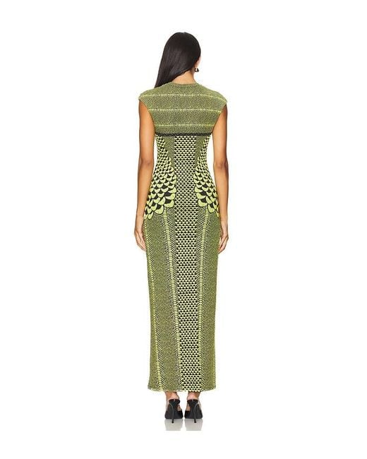 AFRM Green Cody Maxi Dress