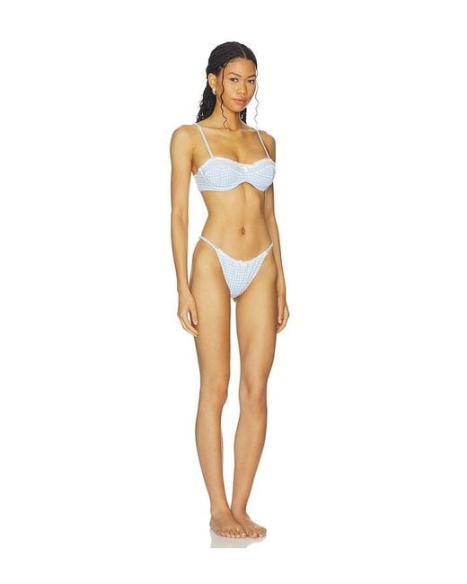 LoveShackFancy Multicolor Rosavie Bikini