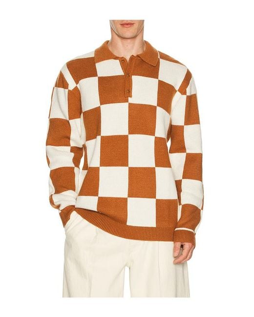 Rhythm Polohemd Rhumba in Orange für Herren