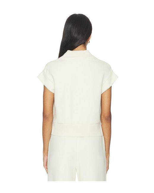 Varley White Gracee V-Neck Tank Top