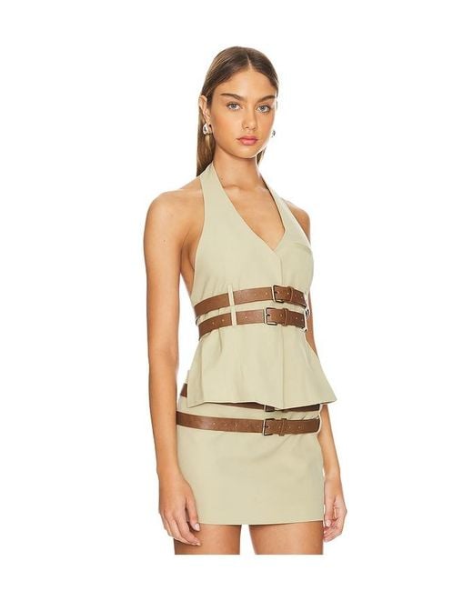 Lioness Natural Ethereal Buckle Top