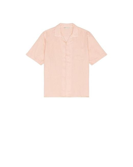 Onia Natural Air Linen Convertible Vacation Shirt for men