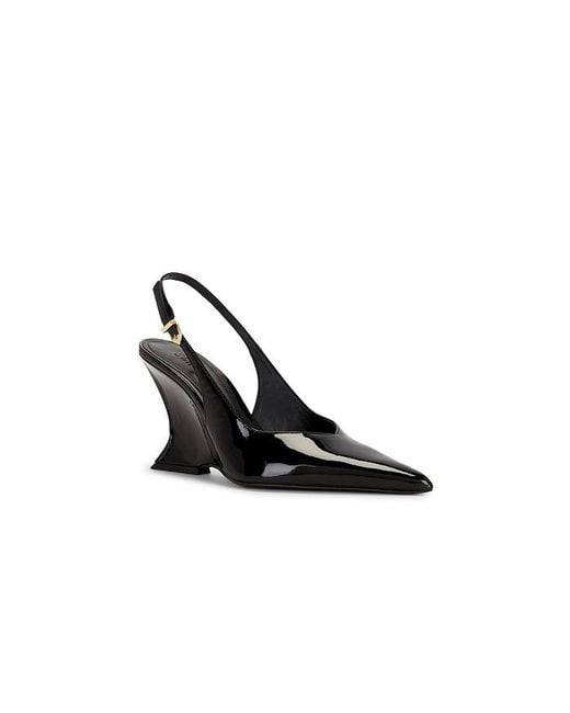 SCHUTZ SHOES Black Siena Buckle Slingback Pump
