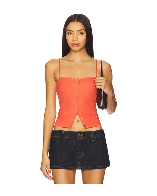 Michael Lauren Iva トップ Orange