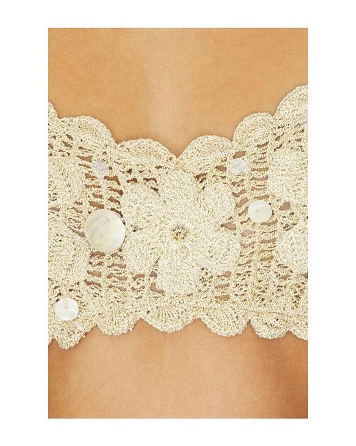 Asta Resort Natural Charlotte Hand Crochet Bralette
