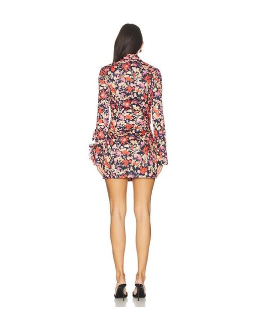 Kika Vargas Red Iris Dress